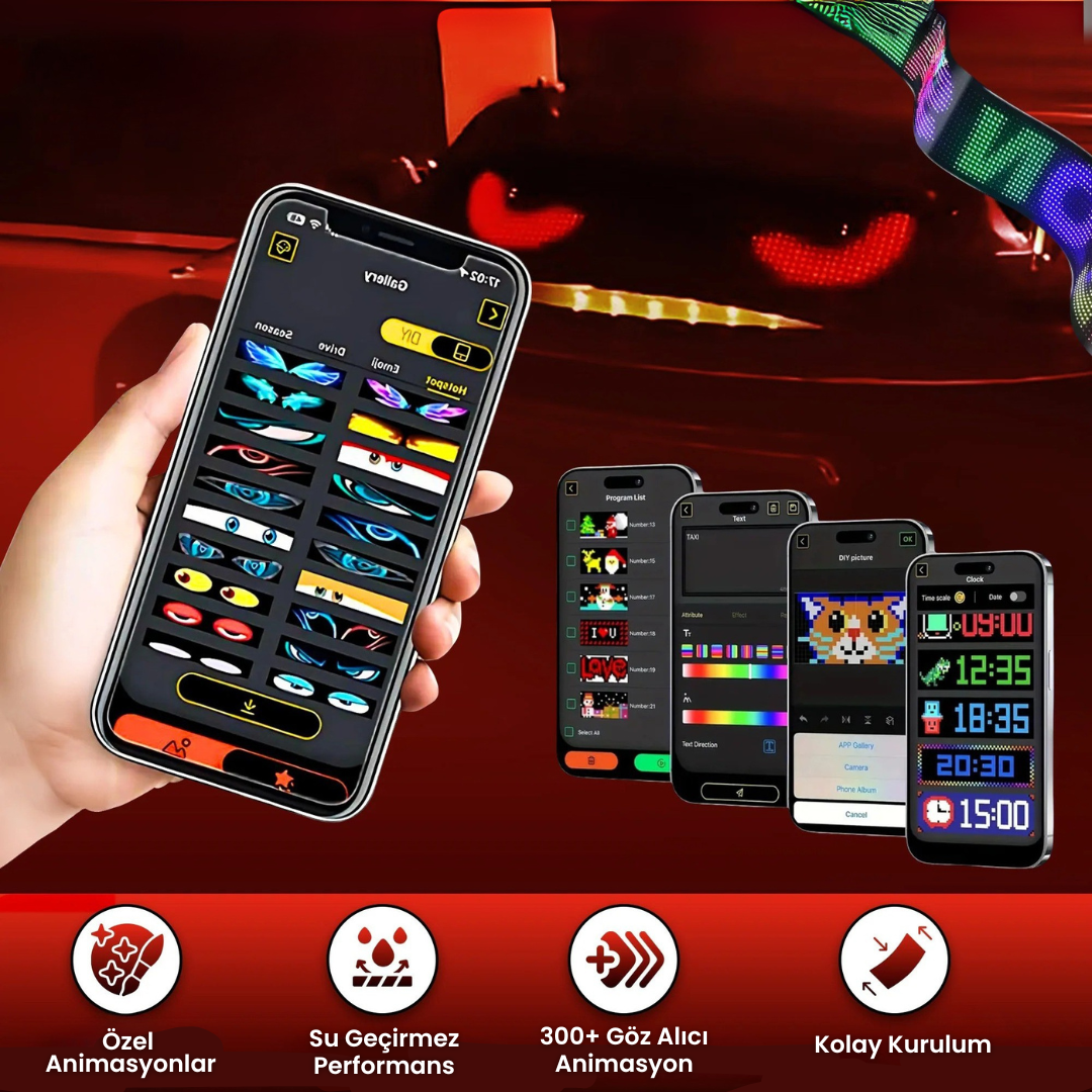 MotoRuh® Animasyonlu Motor Gözleri