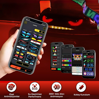 MotoRuh® Animasyonlu Motor Gözleri